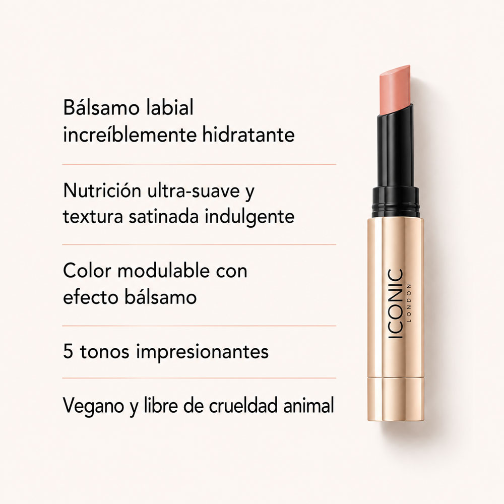 Bálsamo labial ICONIC London Melting Touch Lip Balm In The Nude