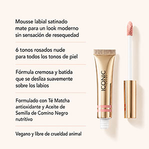 Labial Mousse Mate ICONIC London Cloud Kiss No Secrets