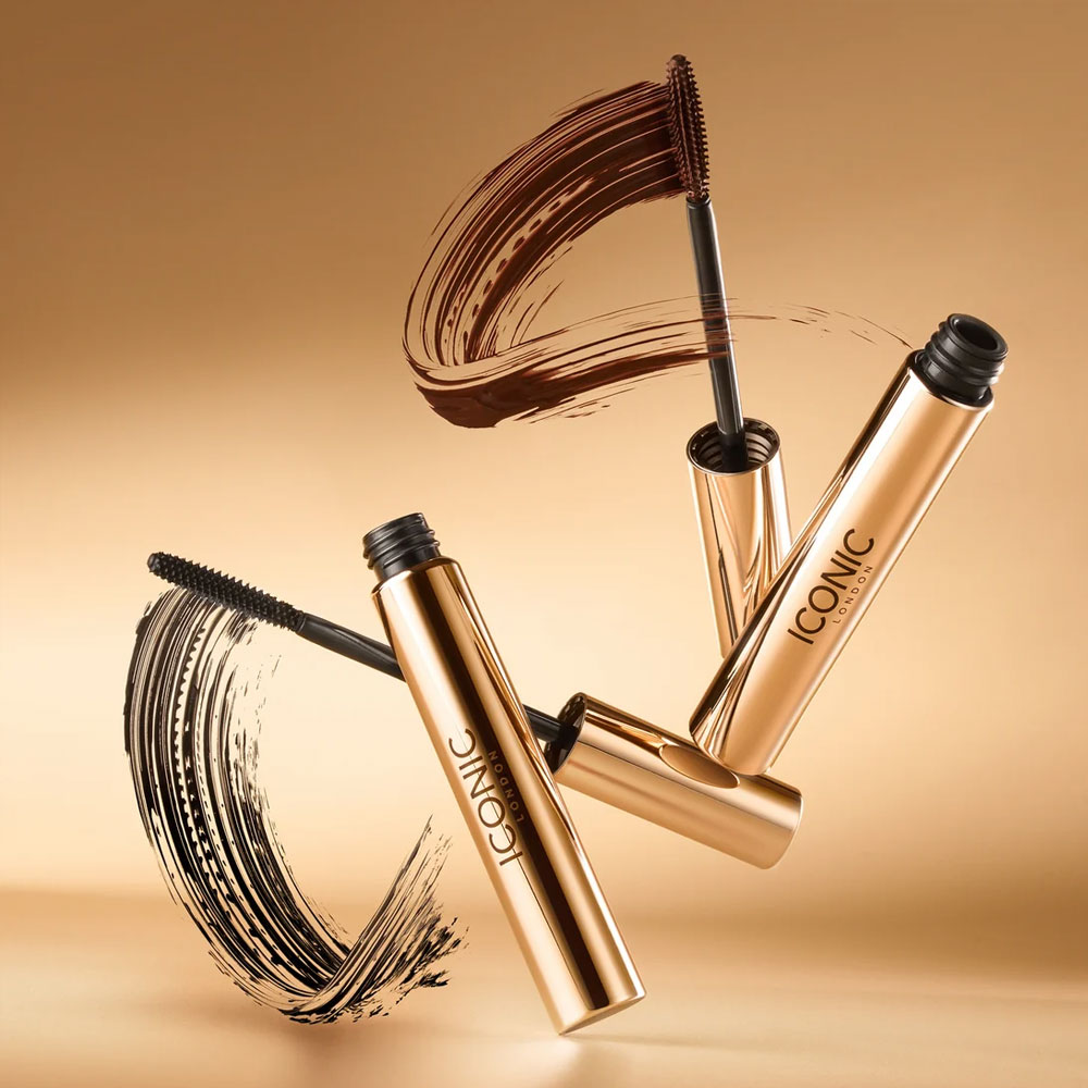 Máscara de pestañas ICONIC London Triple Threat Mascara Brown