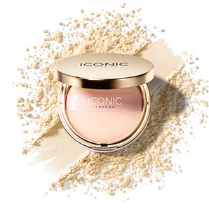 Polvo traslúcido fijador ICONIC London Velvet Blur Setting Powder