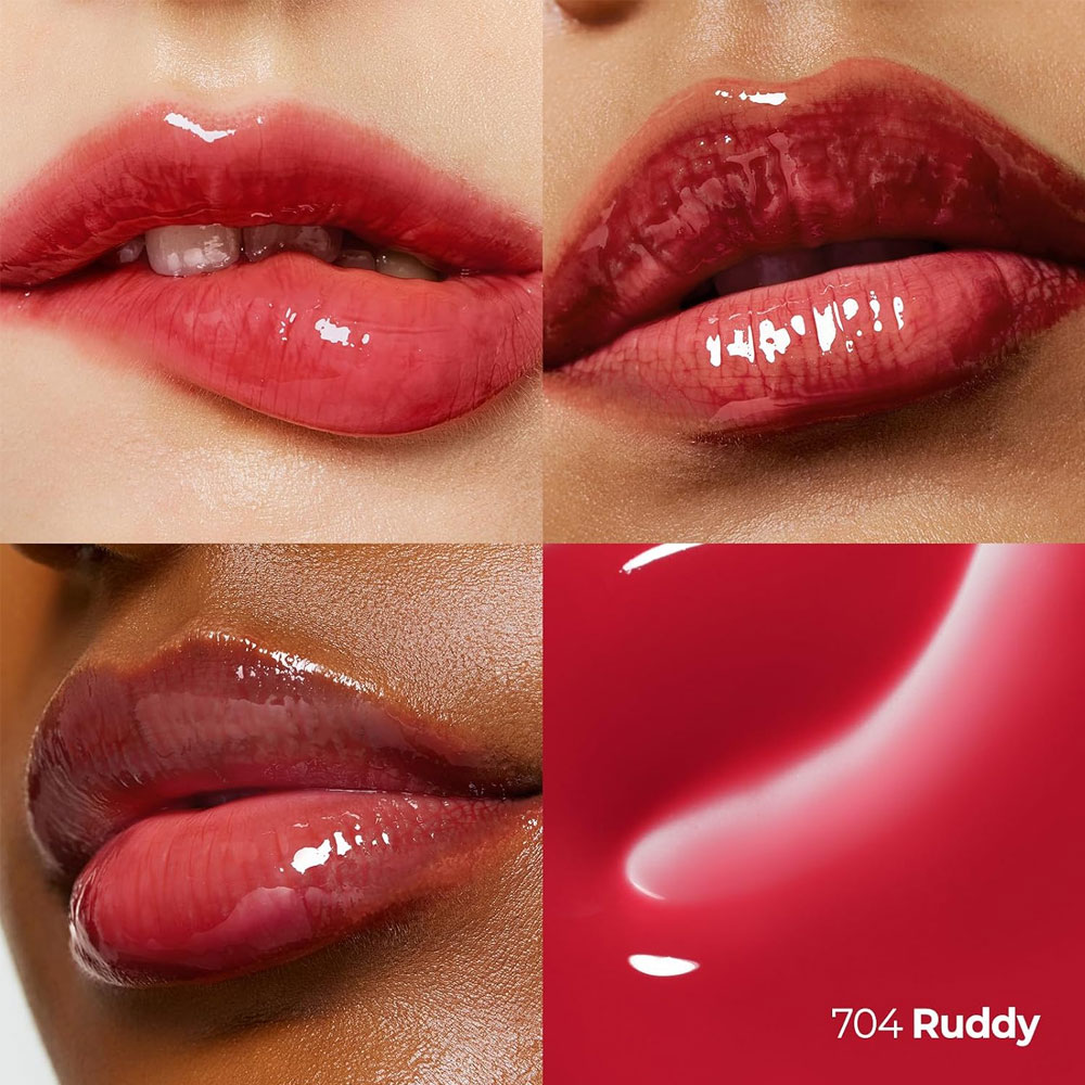 Brillo Labial Laka Fruity Lip Glotioner 704 Ruddy