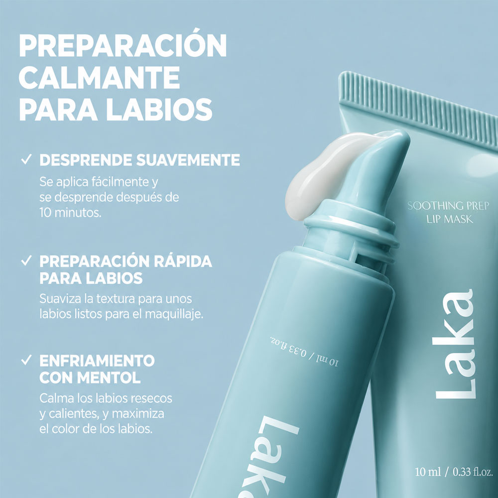 Mascarilla labial Laka Soothing Prep Lip Mask