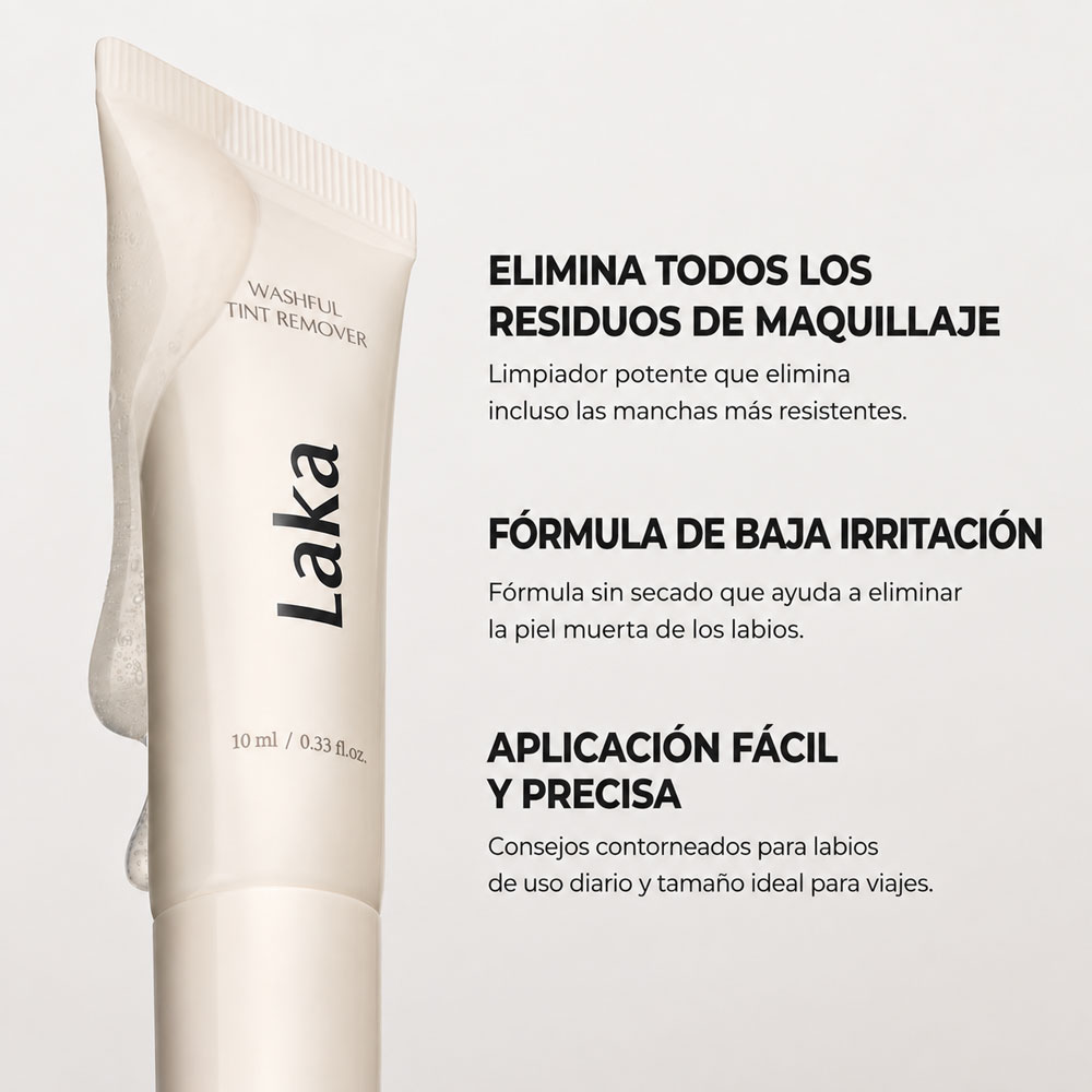 Removedor de tinte labial Laka Washful Tint Remover