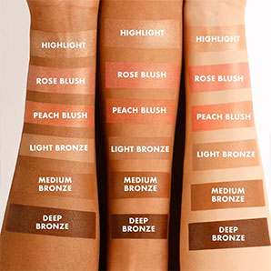 Paleta facial ICONIC London Multi-Use Cream Blush Bronze and Highlight