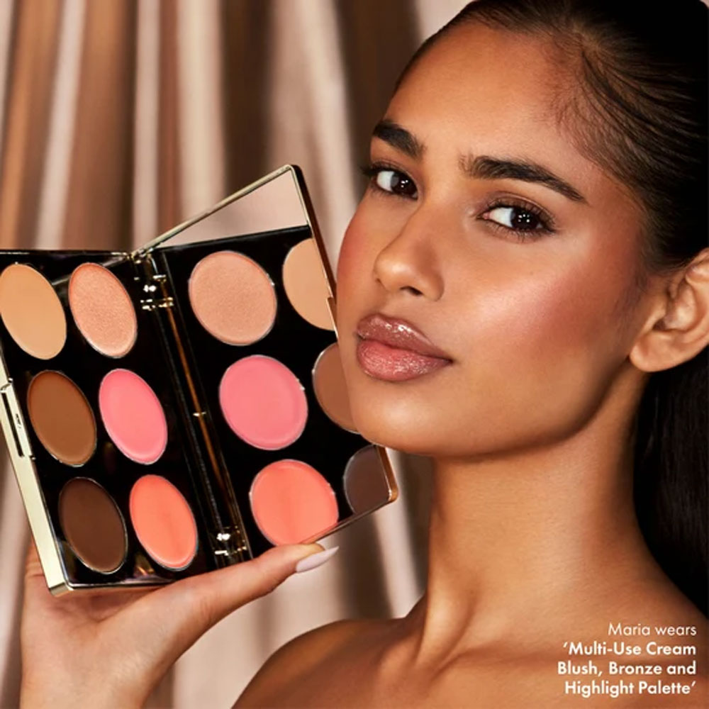 Paleta facial ICONIC London Multi-Use Cream Blush Bronze and Highlight