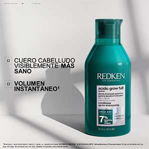 Acondicionador Redken Acidic Grow Full System para Volumen y Cuerpo 300 ml