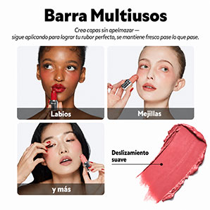 Rubor y Labial en barra TIRTIR Mood Glider Lip & Blush Stick 01 Peach Mingle