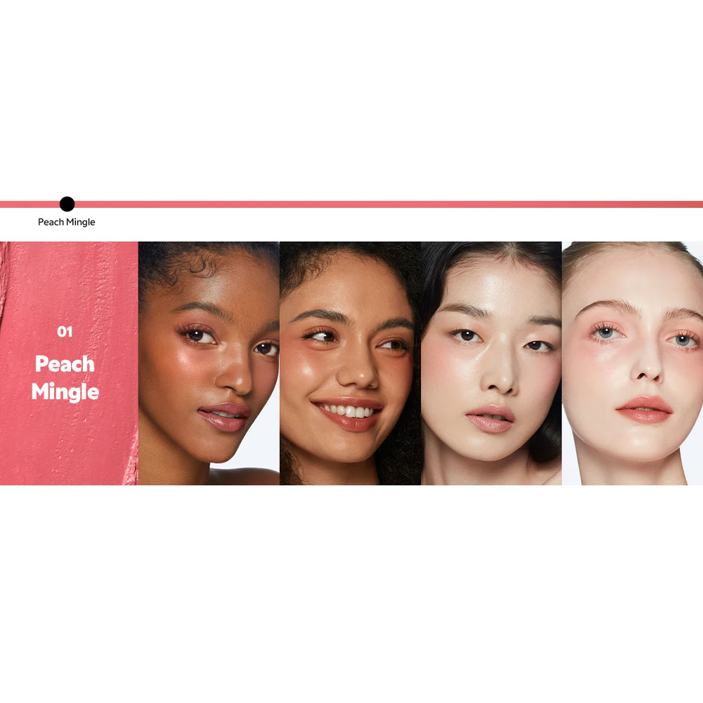 Rubor y Labial en barra TIRTIR Mood Glider Lip & Blush Stick 01 Peach Mingle