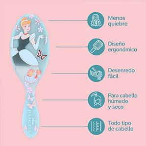 Cepillo Desenredante Wet Brush Original Dreamy Princess Cenicienta