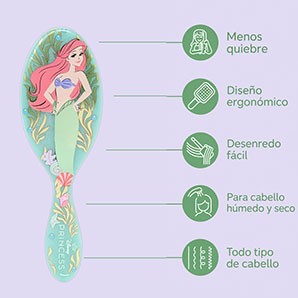 Cepillo Desenredante Wet Brush Original Dreamy Princess Ariel