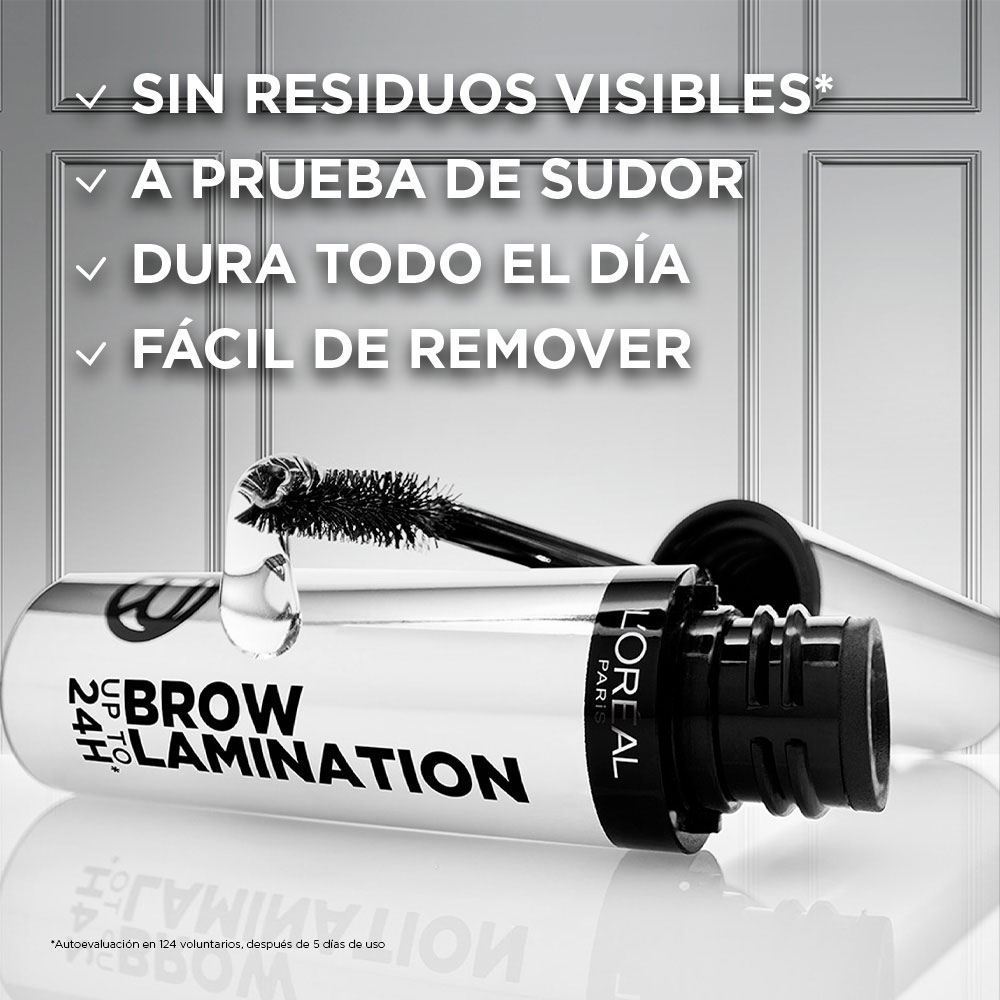 Gel de Cejas L'Oréal Paris 24H Brow Lamination Fijador Transparente
