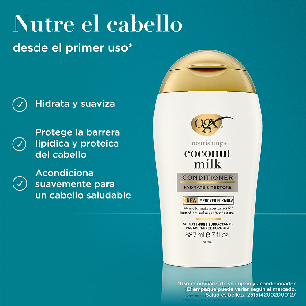 Acondicionador OGX Nourishing + Coconut Milk 88.7 ml