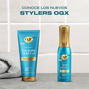 Gel fijador de cabello OGX Antioxidants + Touchable Hold Gel 177 ml