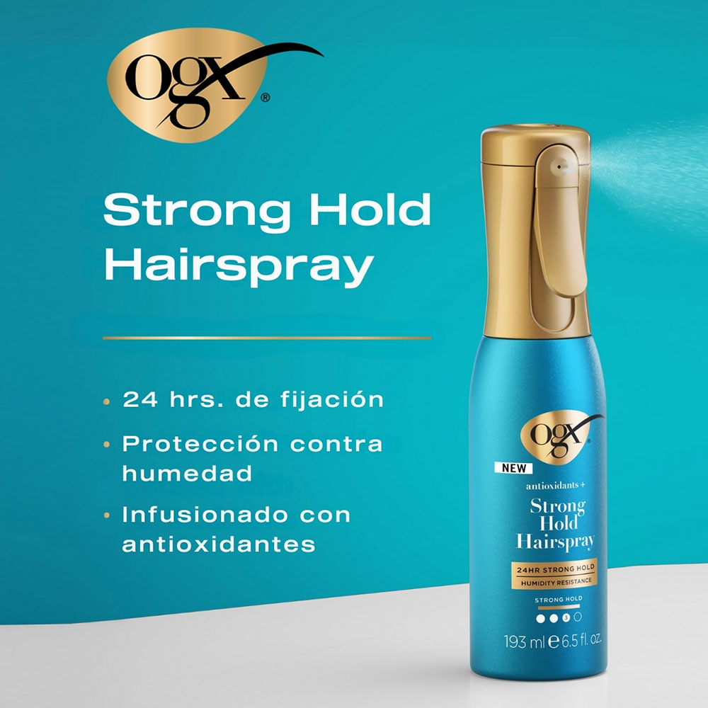 Fijador de cabello OGX Antioxidants + Strong Hold Hairspray 193 ml
