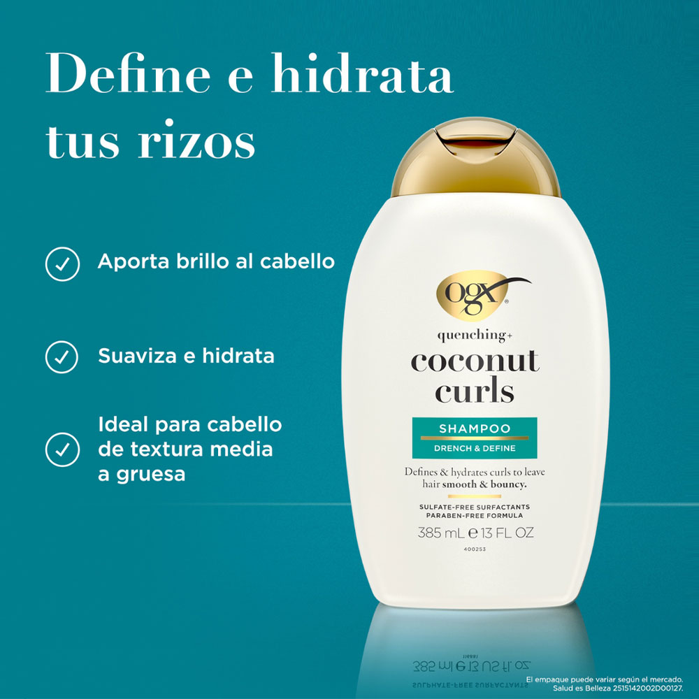 Shampoo OGX Quenching + Coconut Curls 385 ml