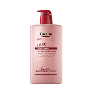 Aceite y Gel de Ducha Eucerin pH5 para piel sensible 1L