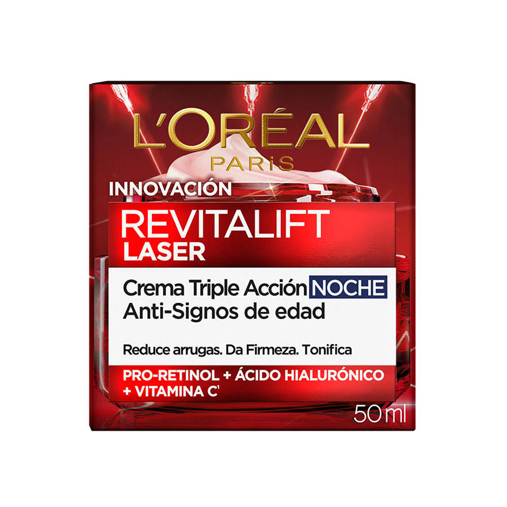 Crema Noche L'Oreal Paris Revitalift Laser Triple Acción