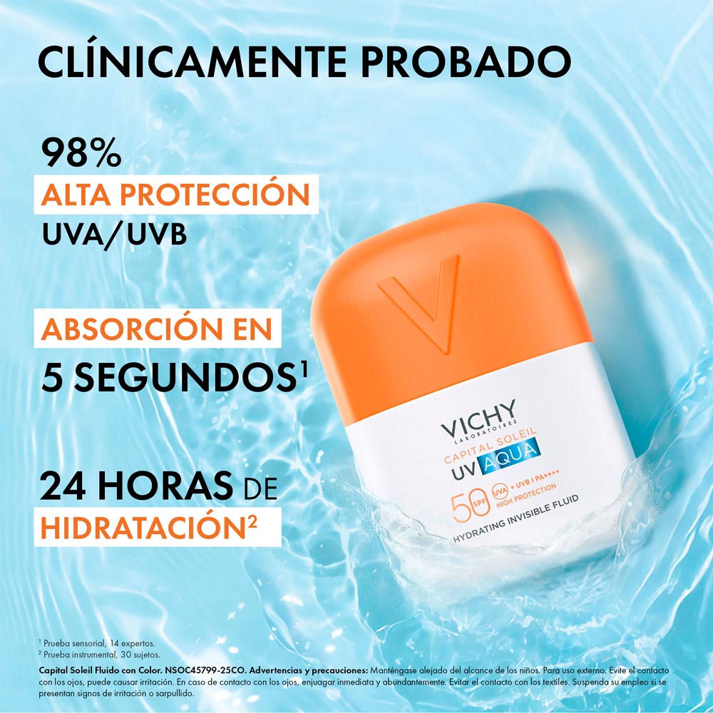 Protector Solar Vichy Capital Soleil UV Aqua Hydrating Invisible SPF 50