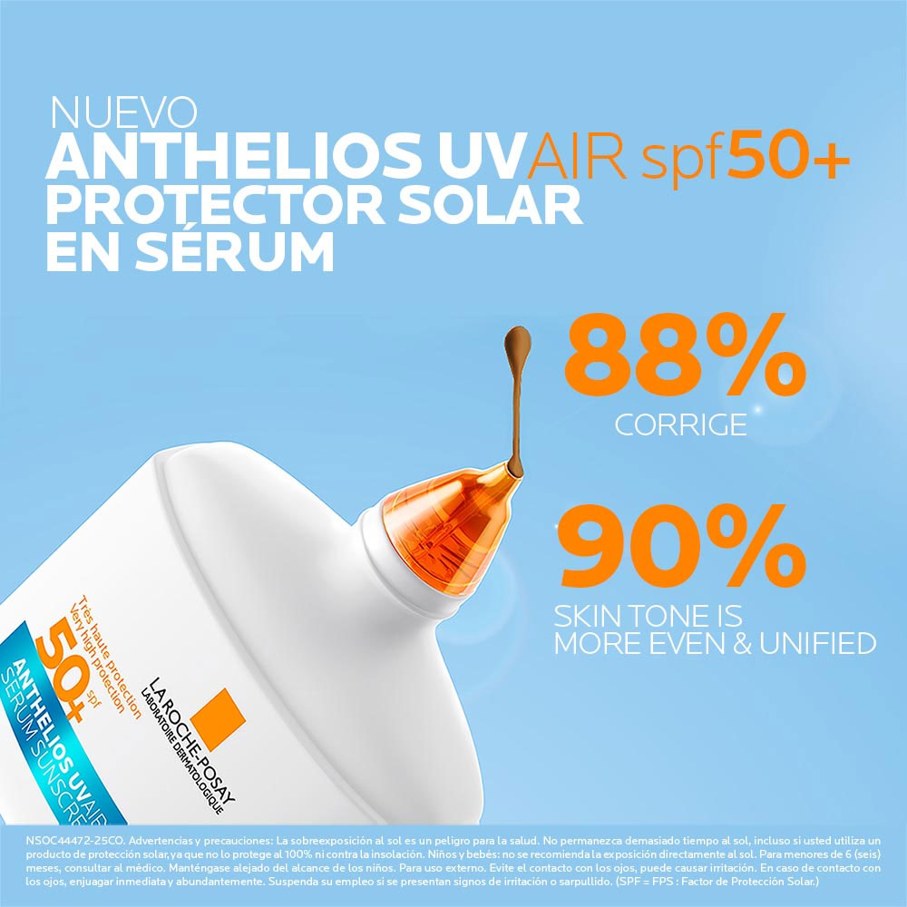 Sérum Facial La Roche-Posay Anthelios UVAir Serum Sunscreen Tono Deep