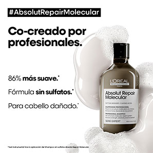 Shampoo L'Oréal Professionnel Absolut Repair Molecular Sin Sulfatos 500ml