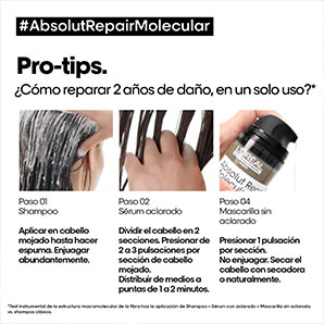 Shampoo L'Oréal Professionnel Absolut Repair Molecular Sin Sulfatos 500ml