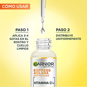 Pack Garnier Vitamina C Crema Hidratante Toque Seco + Sérum Booster Antimanchas