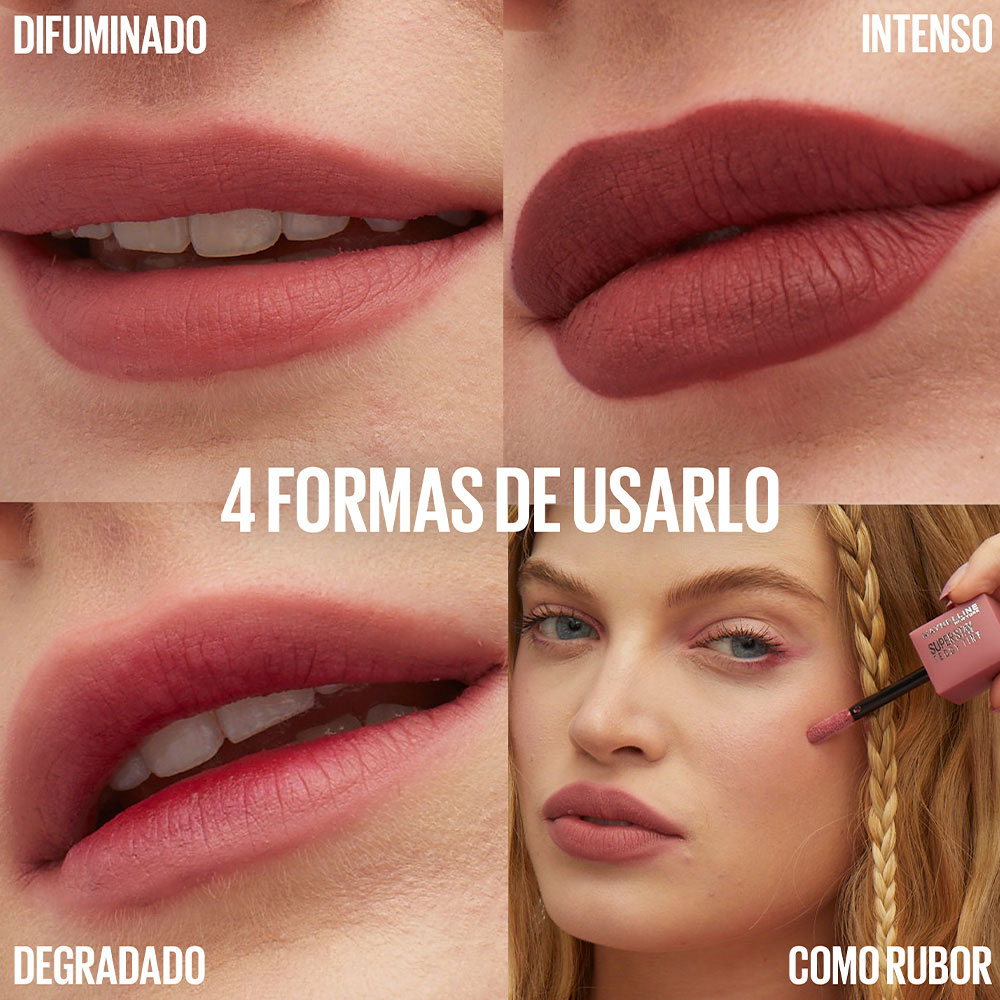 Pack Maybelline Colossal Bubble Waterproof Volumizing Very Black + Super Stay Teddy Tint 115 Coffee Date