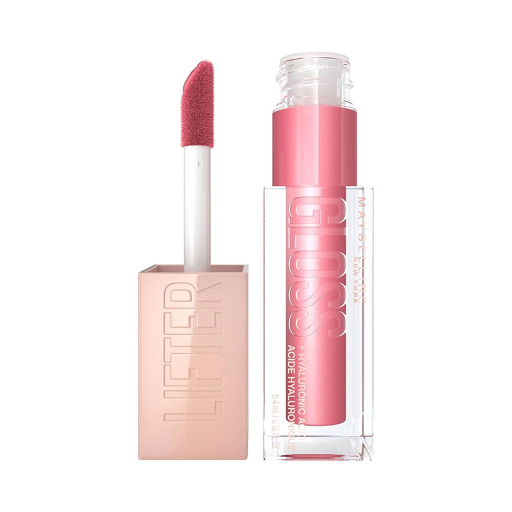 Pack Maybelline Labial líquido Super Stay Vinyl Ink 10 Lippy + Brillo labial Lip Lifter Gloss 005 Petal