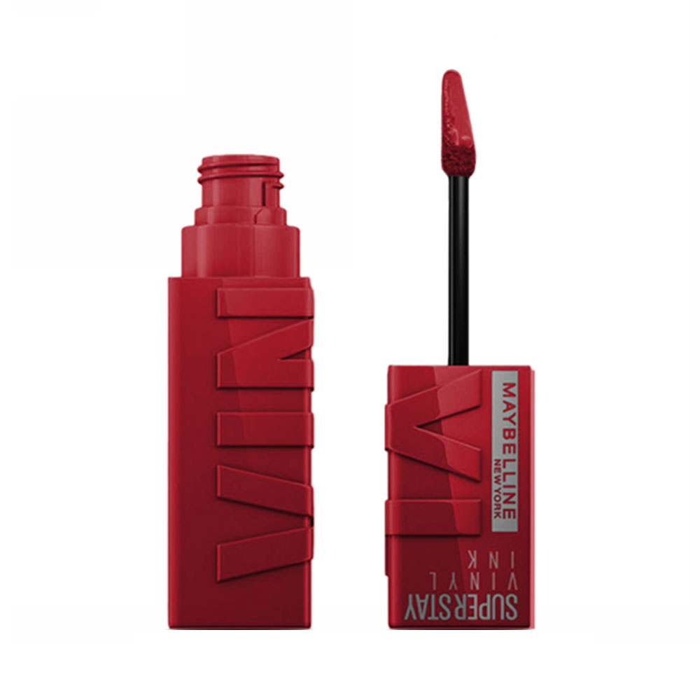 Pack Maybelline Labial líquido Super Stay Vinyl Ink 10 Lippy + Brillo labial Lip Lifter Gloss 005 Petal