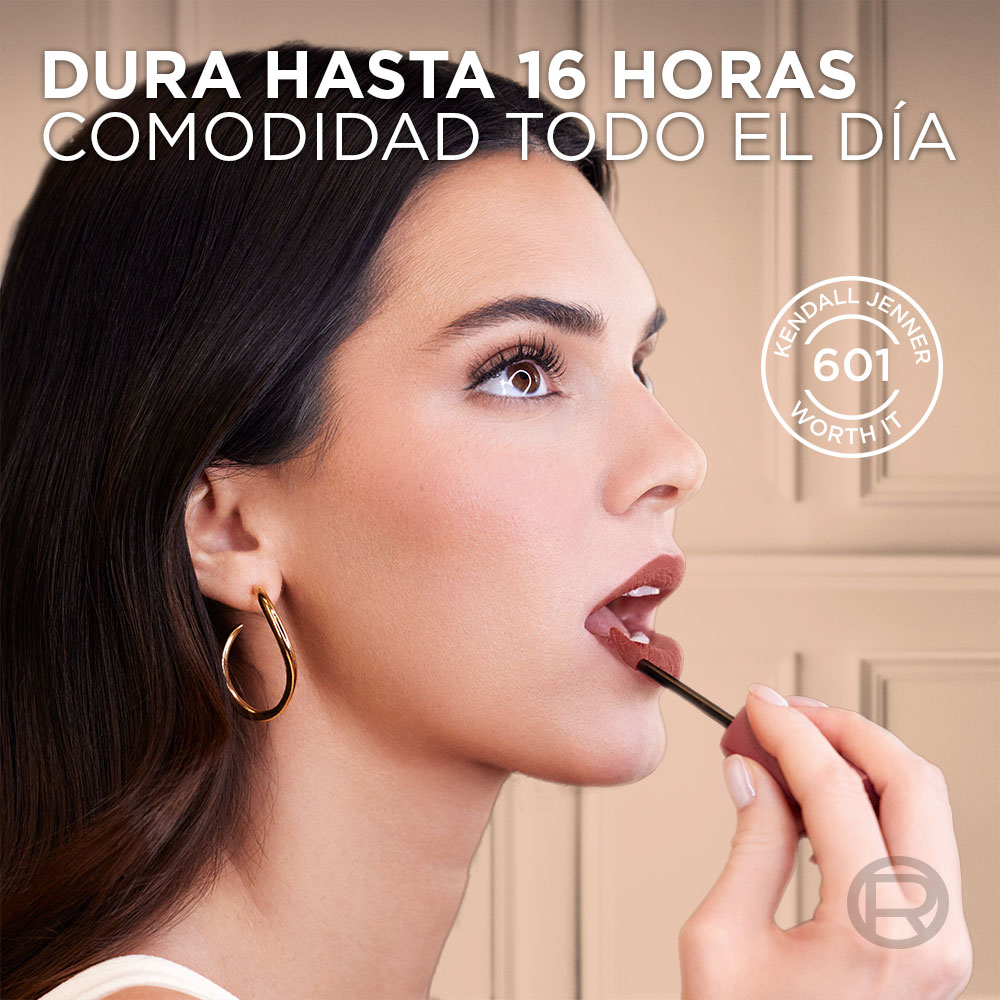 Pack L'Oréal Paris Labial líquido Infallible Matte Resistance 150 Lazy Sunday + Brillo labial Plump Ambition 510 La Nuit Sparkle