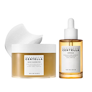 Pack Calmante SKIN1004 Madagascar Centella Ampoule + Quick Calming Pad