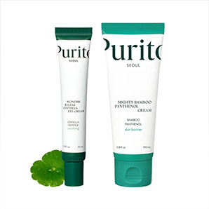 Pack Hidratación PURITO Wonder Releaf Centella Eye Cream + Mighty Bamboo Panthenol Cream